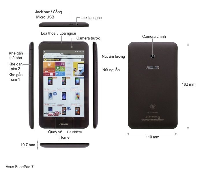 Asus FonePad 7 (FE170CG)
