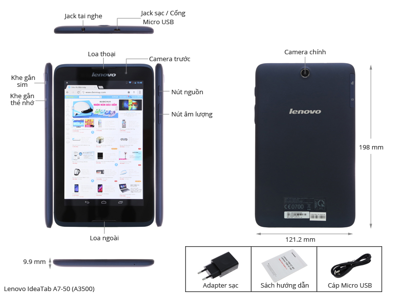Lenovo IdeaTab A7-50 (A3500)