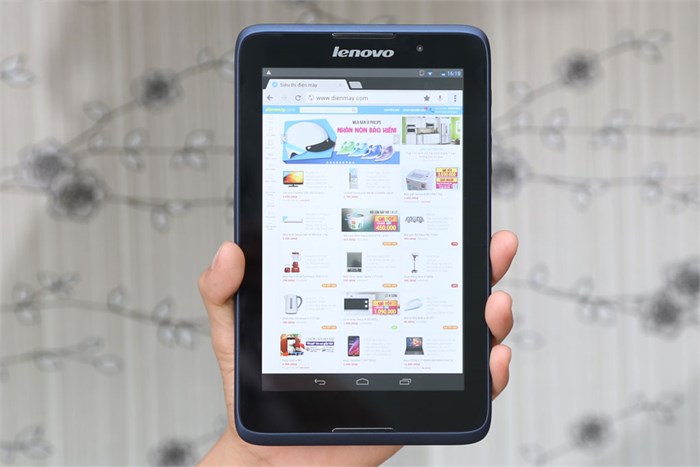 Máy tính bảng Lenovo IdeaTab A7-50 (A3500) Màu Xanh Dương