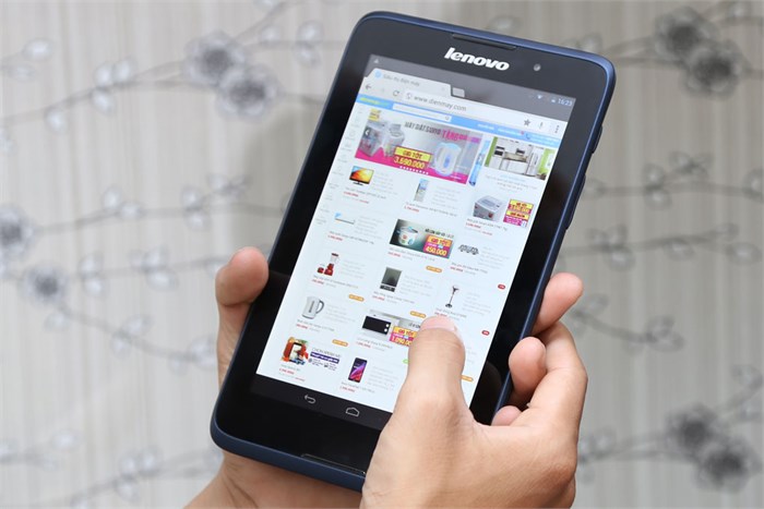 Máy tính bảng Lenovo IdeaTab A7-50 (A3500) Màu Xanh Dương