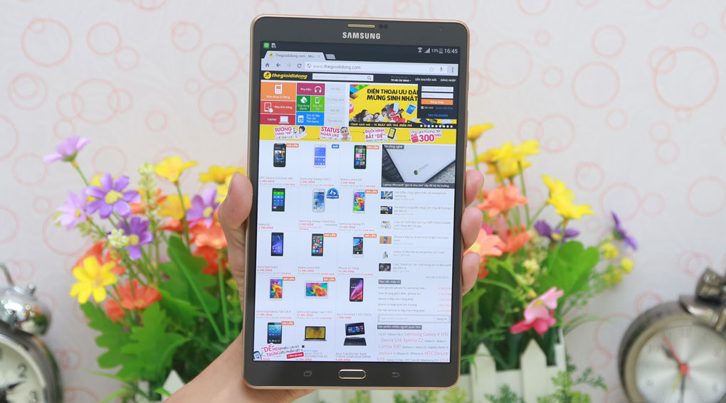 Máy tính bảng Samsung Galaxy Tab S 8.4 (SM-T705) Màu Nâu