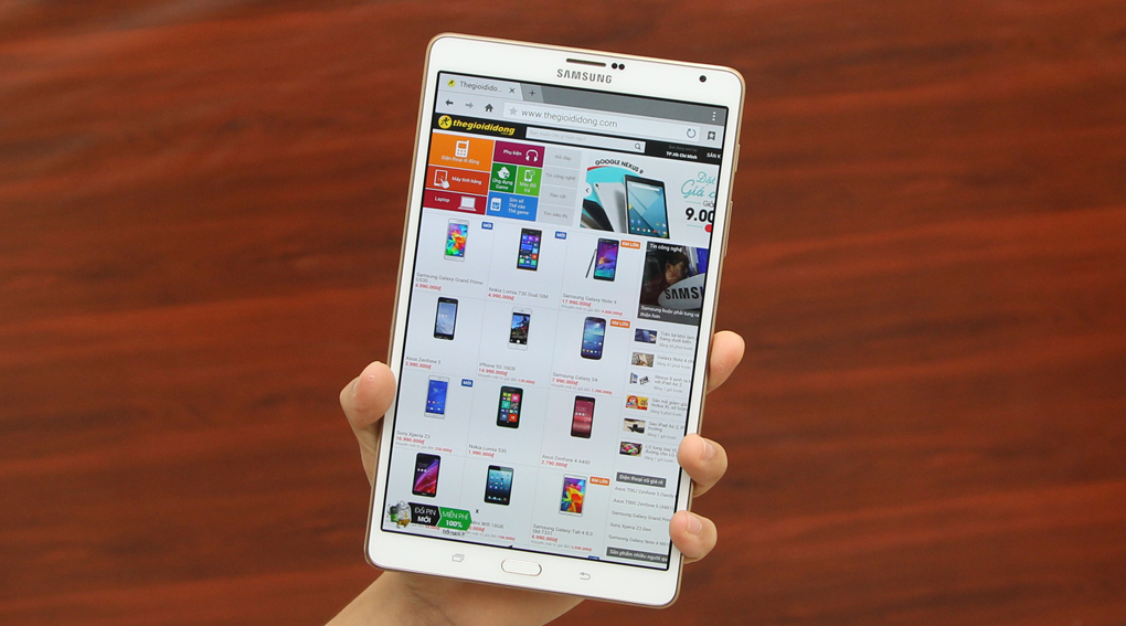 Máy tính bảng Samsung Galaxy Tab S 8.4 (SM-T705) Màu Trắng