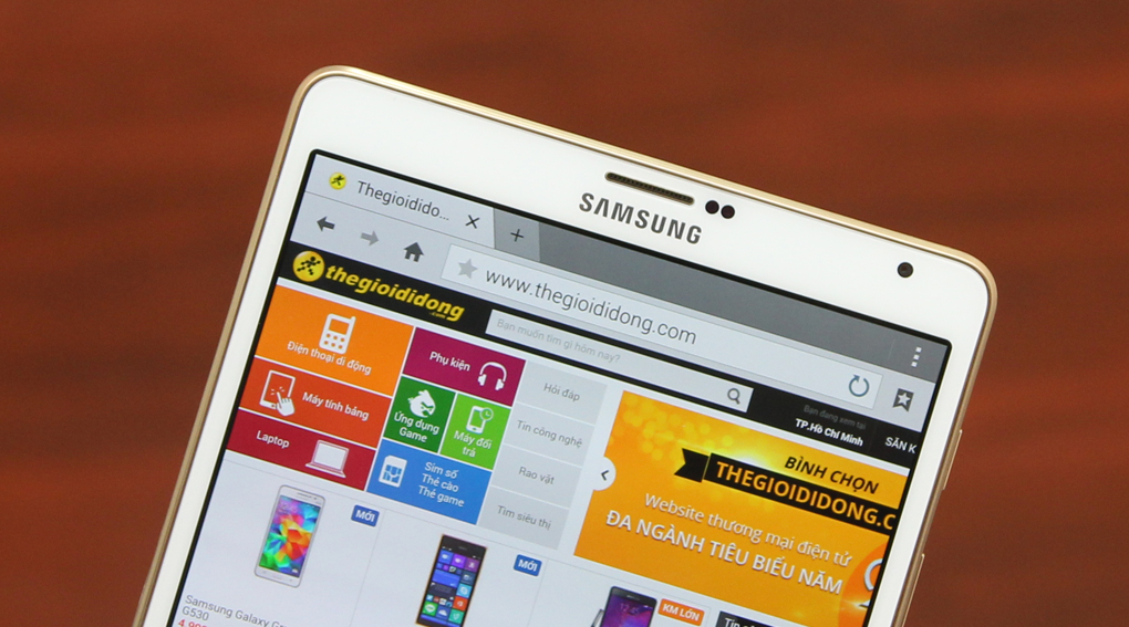 Máy tính bảng Samsung Galaxy Tab S 8.4 (SM-T705) Màu Trắng