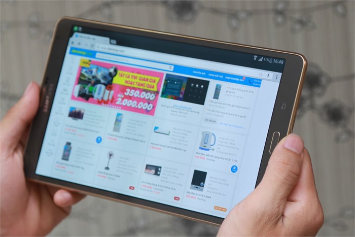 Máy tính bảng Samsung Galaxy Tab S 8.4 (SM-T705) Màu Nâu