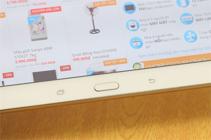 Máy tính bảng Samsung Galaxy Tab S 10.5 (SM-T805) Màu Trắng