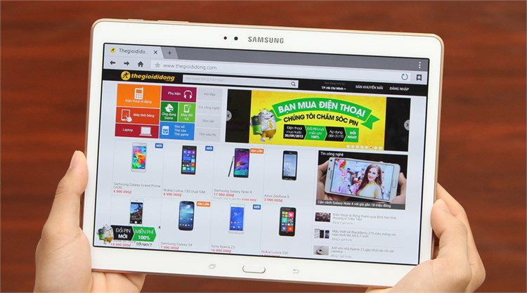 Máy tính bảng Samsung Galaxy Tab S 10.5 (SM-T805) Màu Trắng