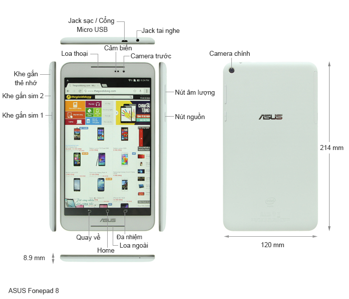 ASUS Fonepad 8 (FE380CG)