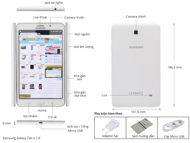 Samsung Galaxy Tab 4 7.0 (SM-T231)