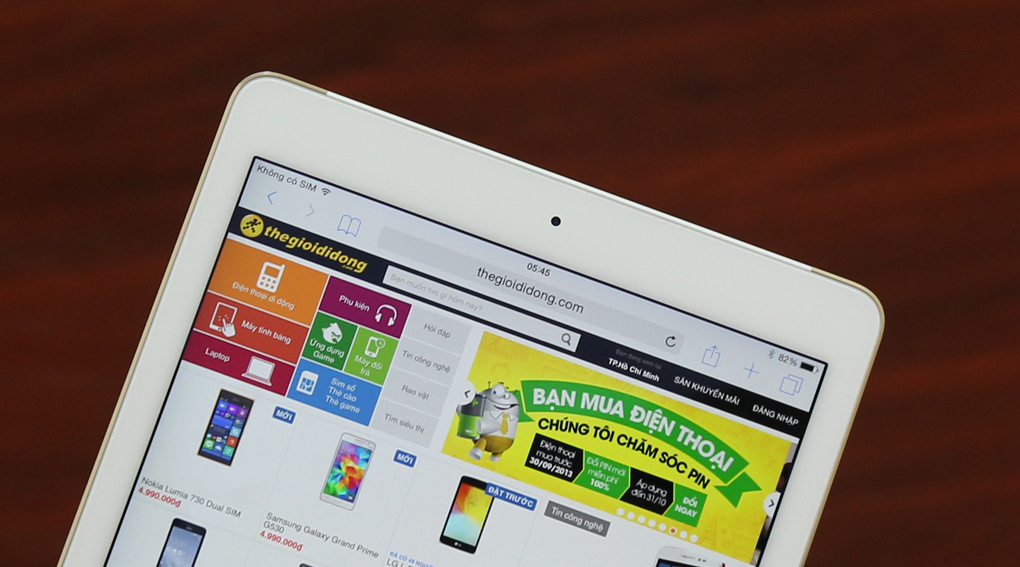 Máy tính bảng iPad Air 2 Cellular 16GB