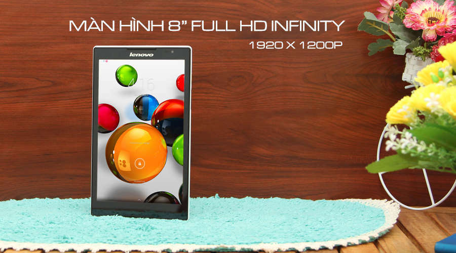 <p><strong>M&agrave;n h&igrave;nh Full HD Infiniy</strong></p>
<p>Tab S8 trang bị m&agrave;n h&igrave;nh k&iacute;ch thước 8-inch, độ ph&acirc;n giải 1920x1200 sử dụng c&ocirc;ng nghệ One Glass Technology - gi&uacute;p loại bỏ một lớp giữa mặt k&iacute;nh v&agrave; tấm hiển thị - gi&uacute;p thiết bị mỏng v&agrave; nhẹ hơn.</p>