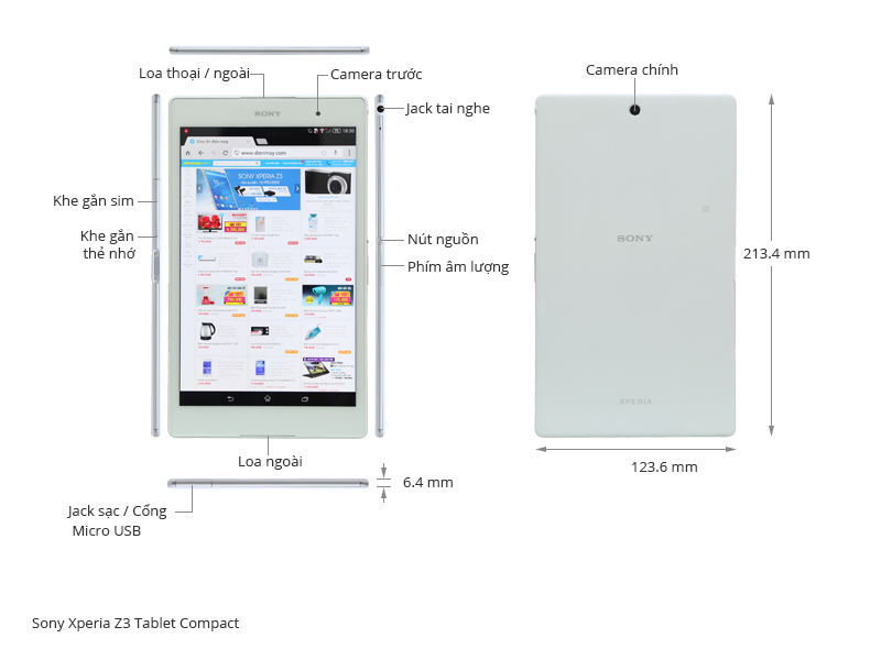 Sony Xperia Z3 Tablet Compact