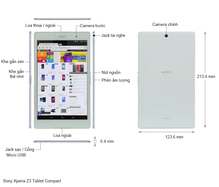 Sony Xperia Z3 Tablet Compact