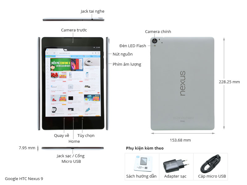 Google HTC Nexus 9 32GB LTE