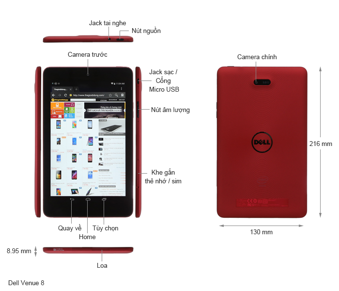 Dell Venue 8 3840 3G