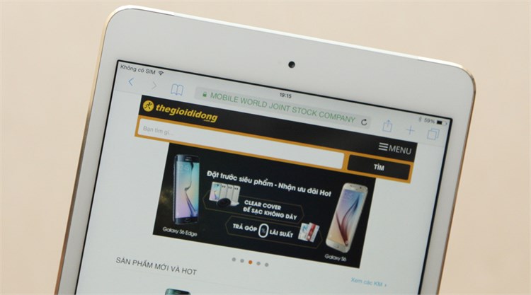 Máy tính bảng iPad Mini 3 Retina Cellular 16GB Màu Vàng đồng