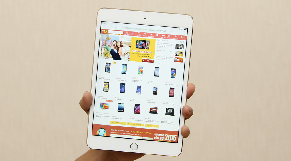 Máy tính bảng iPad Mini 3 Retina Wifi 16GB