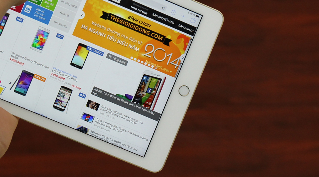 Máy tính bảng iPad Air 2 Cellular 32GB