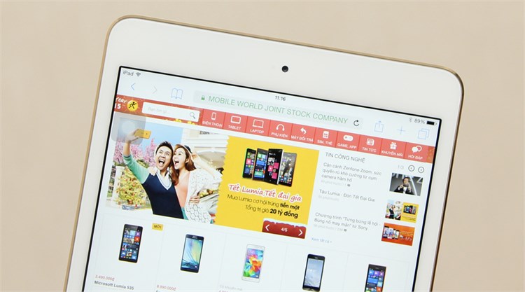 Máy tính bảng iPad Mini 3 Retina Wifi 64GB