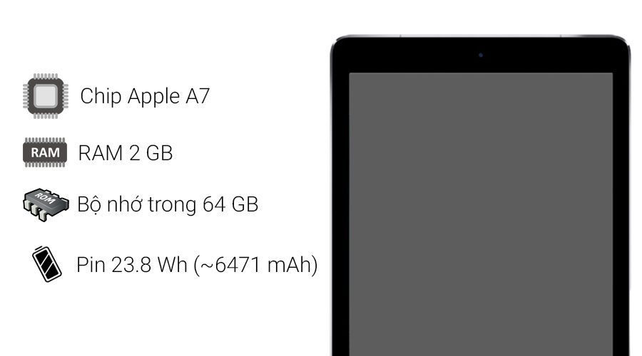 Máy tính bảng iPad Mini 3 Retina Cellular 64GB