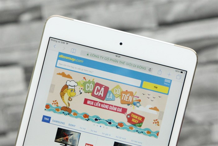 Máy tính bảng iPad Mini 3 Retina Cellular 64GB Màu Vàng đồng