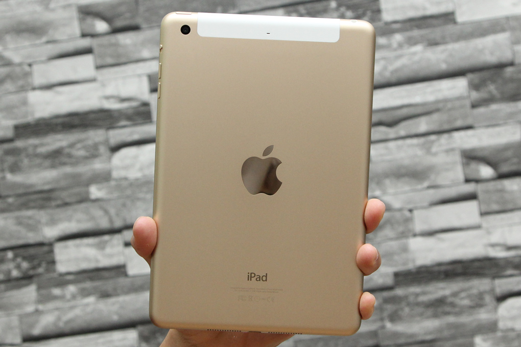 Máy tính bảng iPad Mini 3 Retina Cellular 64GB Màu Vàng đồng