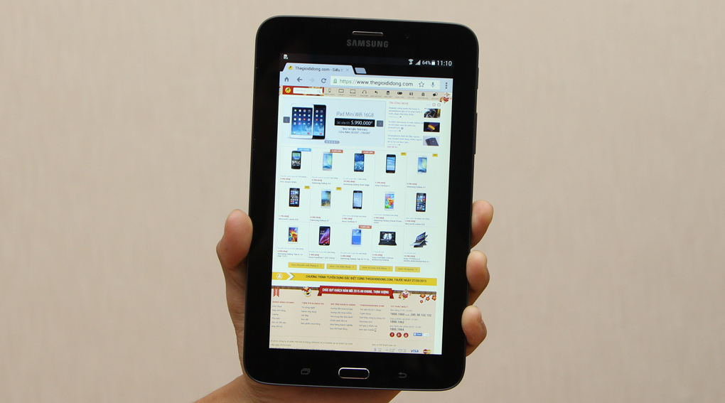 Máy tính bảng Samsung Galaxy Tab 3V T116 Màu Đen