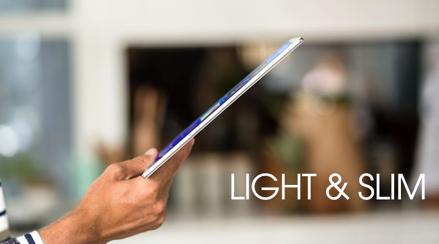 <p>Thiết kế si&ecirc;u mỏng, nhẹ với trọng lượng chỉ 396g v&agrave; dầy chỉ 6.1mm</p>