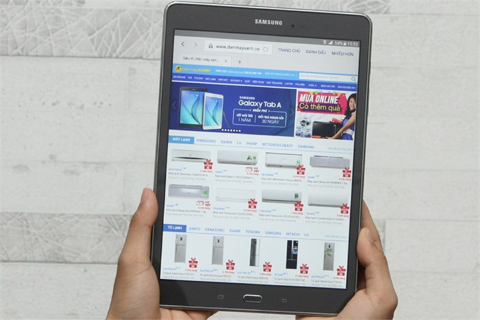 Máy tính bảng Samsung Galaxy Tab A 9.7 (SM-P555) Màu Xám