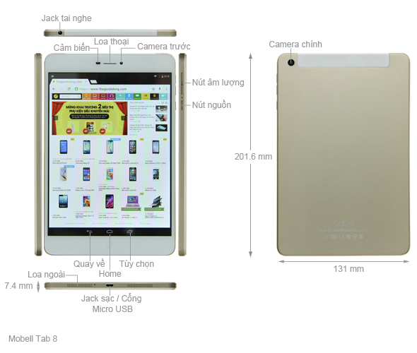 Mobell Tab 8