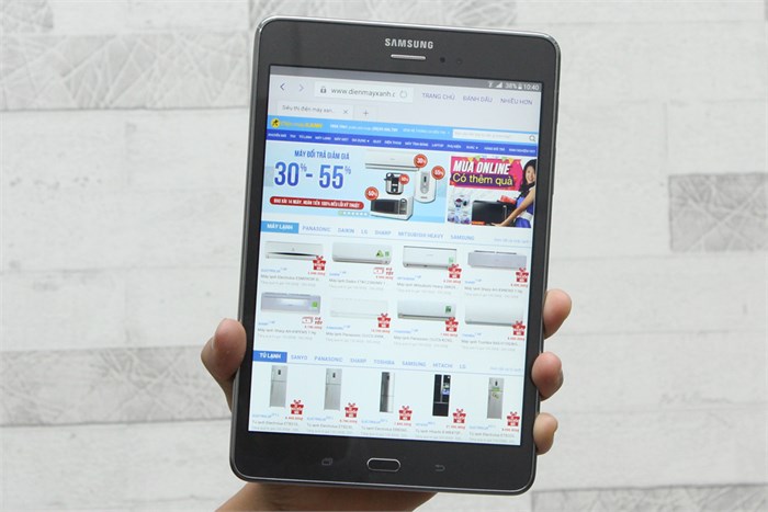 Máy tính bảng Samsung Galaxy Tab A 8.0 (SM-P355) Màu Xám