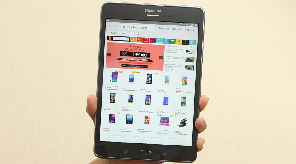 Máy tính bảng Samsung Galaxy Tab A 8.0 (SM-P355) Màu Xám