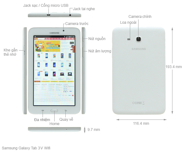 Samsung Galaxy Tab 3V Wifi