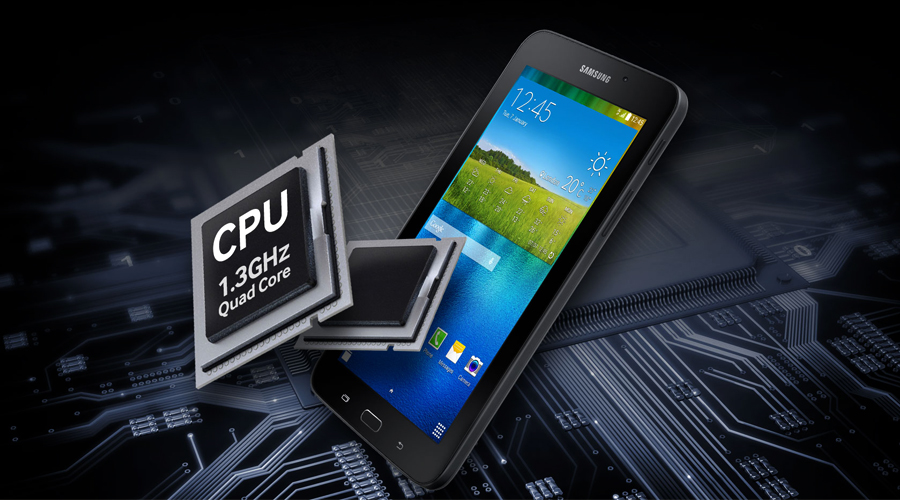 <p>Trang bị chip xử l&yacute; 4 nh&acirc;n 1.3GHz mạnh mẽ. Cảm gi&aacute;c lướt chạm mượt m&agrave; v&agrave; xử l&yacute; đa nhiệm v&ocirc; c&ugrave;ng th&uacute; vị.</p>
