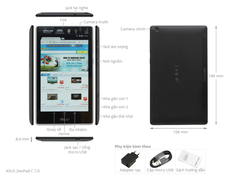 ASUS ZenPad C 7.0 (Z170CG)