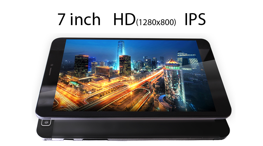 <p>Trải nghiệm tuyệt vời với m&agrave;n h&igrave;nh 7 inch HD (1280 x 800 pixels) kết hợp tấm nền IPS với g&oacute;c nh&igrave;n rộng 178 độ gi&uacute;p h&igrave;nh ảnh sắc n&eacute;t, gi&agrave;u chi tiết, m&agrave;u sắc trung thực v&agrave; hiển thị tốt ngo&agrave;i trời.</p>