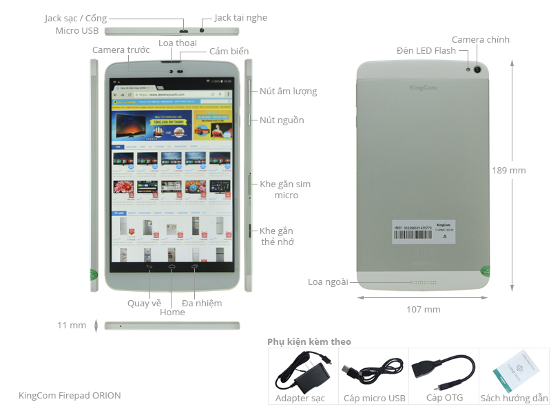 KingCom Firepad ORION