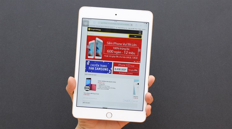Máy tính bảng iPad Mini 4 Wifi Cellular 16GB
