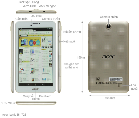 Acer Iconia B1-723