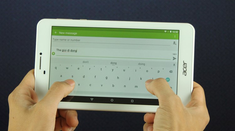 Máy tính bảng Acer Iconia B1-723 Màu Vàng