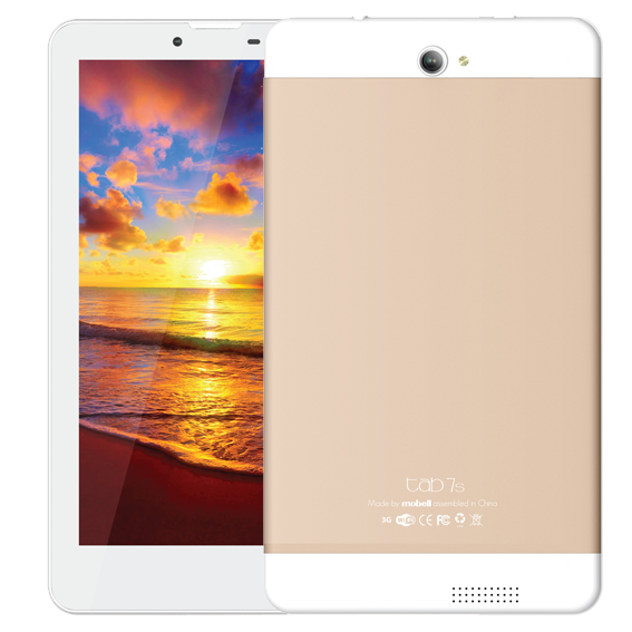 Máy tính bảng Mobell Tab 7s Màu Trắng - vàng đồng