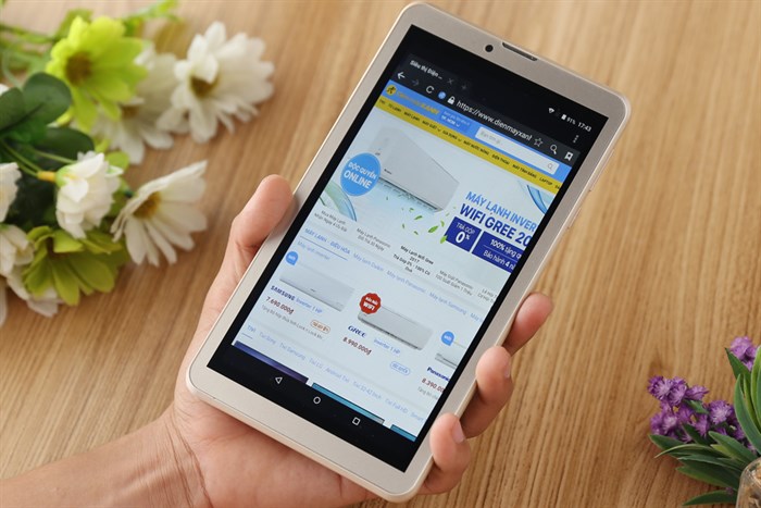 Máy tính bảng Mobell Tab 7s Màu Vàng đồng