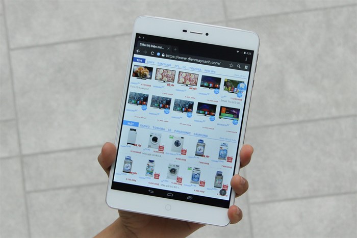 Máy tính bảng Wing S880 Màu Bạc