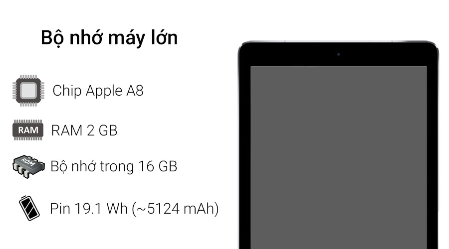 Máy tính bảng iPad Mini 4 Wifi 16GB