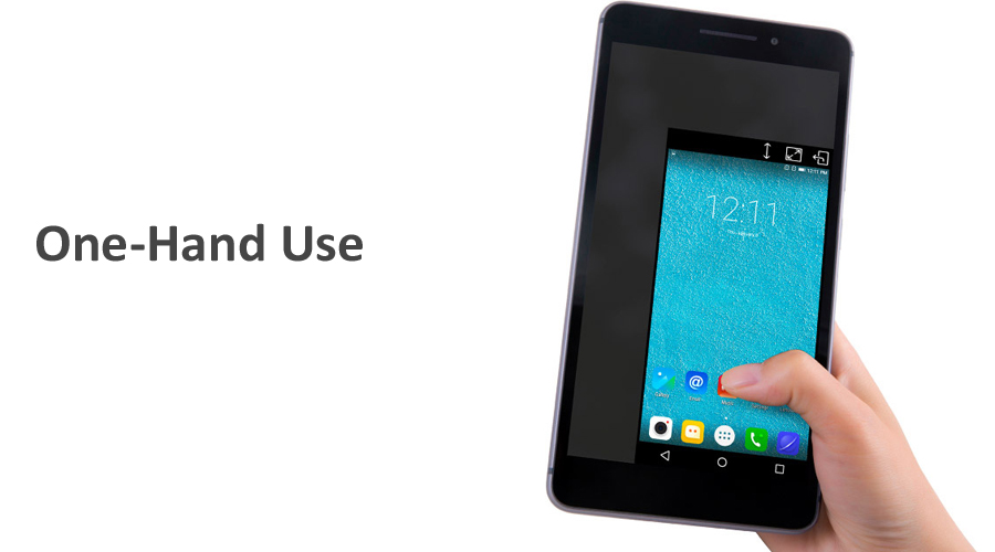 <p>Dễ d&agrave;ng sử dụng bằng 1 tay với chức năng One-hand tiện dụng</p>