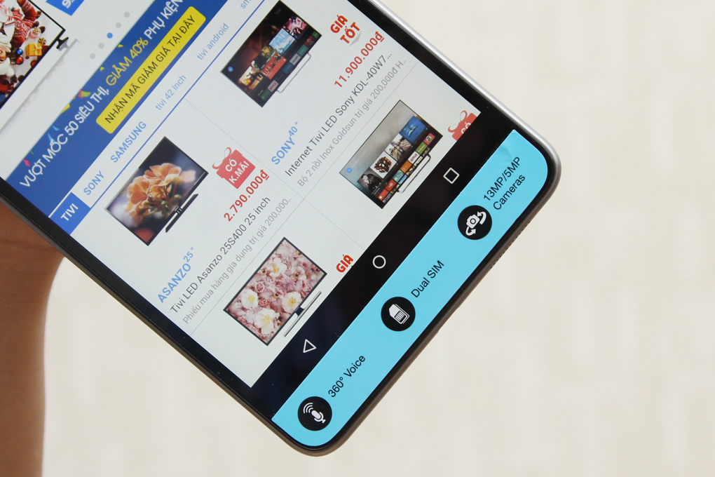 Máy tính bảng Lenovo Phab Màu Đen