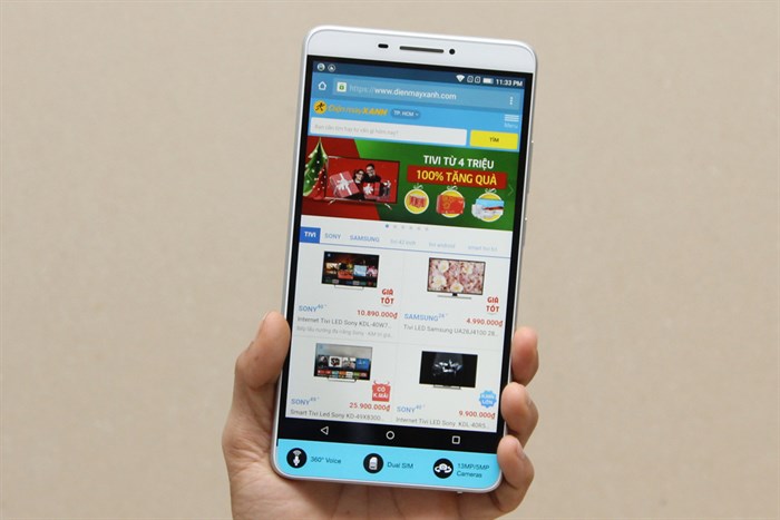 Máy tính bảng Lenovo Phab Màu Trắng