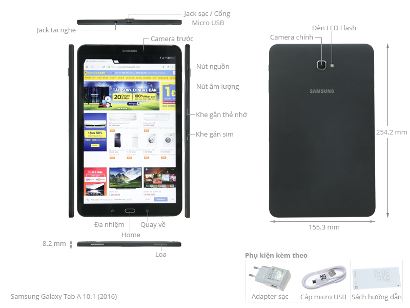 Samsung Galaxy Tab A6 10.1 (2016)
