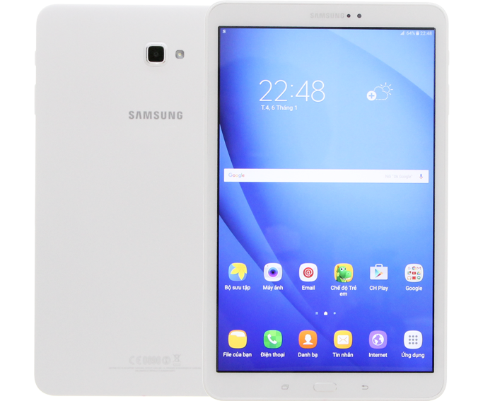 Máy tính bảng Samsung Galaxy Tab A6 10.1 (2016) Màu Trắng