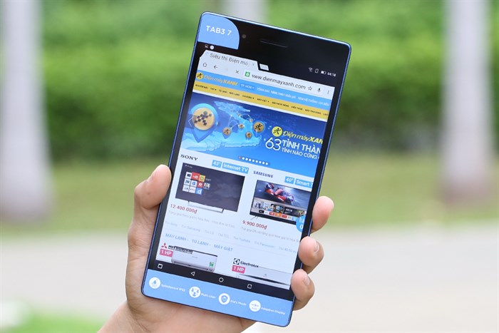 Máy tính bảng Lenovo Tab 3 7" Màu Đen - xanh dương