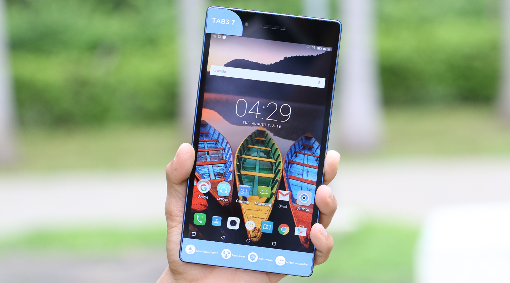 Máy tính bảng Lenovo Tab 3 7" Màu Đen - xanh dương
